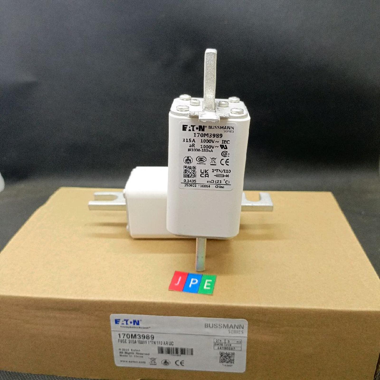 170M3989 FUSE 315A 1000V EATON BUSSMAN