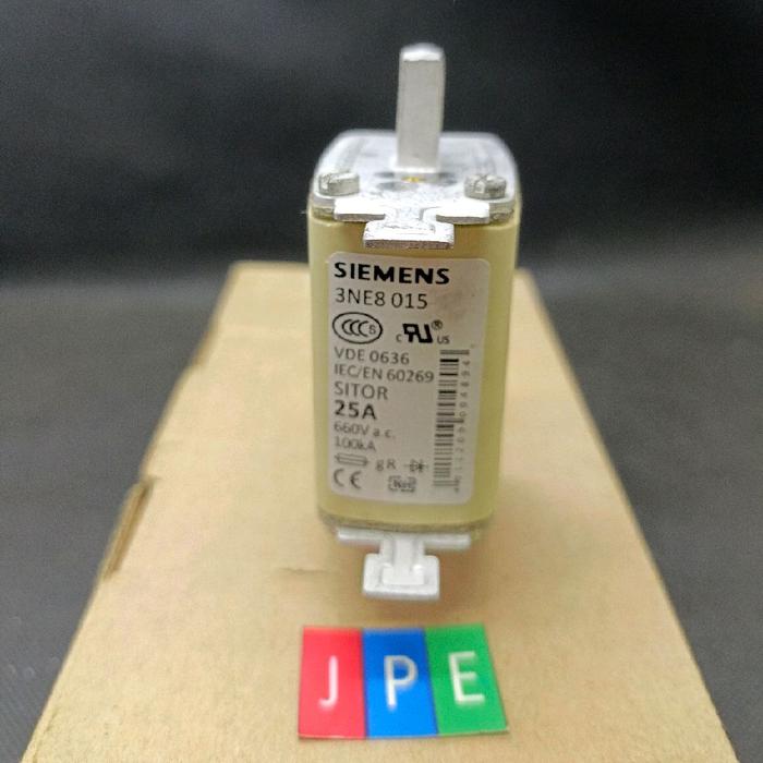 SIEMENS 3NE8015 3NE8 015 25A 660VAC FUSE SITOR - Gambar 2