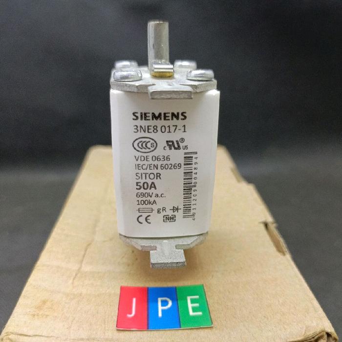 SIEMENS 3NE8017-1 3NE8 017-1 50A 690BAC FUSE SITOR - Gambar 3