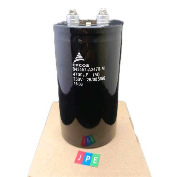 EPCOS B43457-A2478-M 4700uF 250VDC DC Capacitor