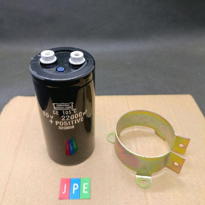 NIPPON CHEMI-CON 22000uF 80VDC DC CAPACITOR - Gambar 4